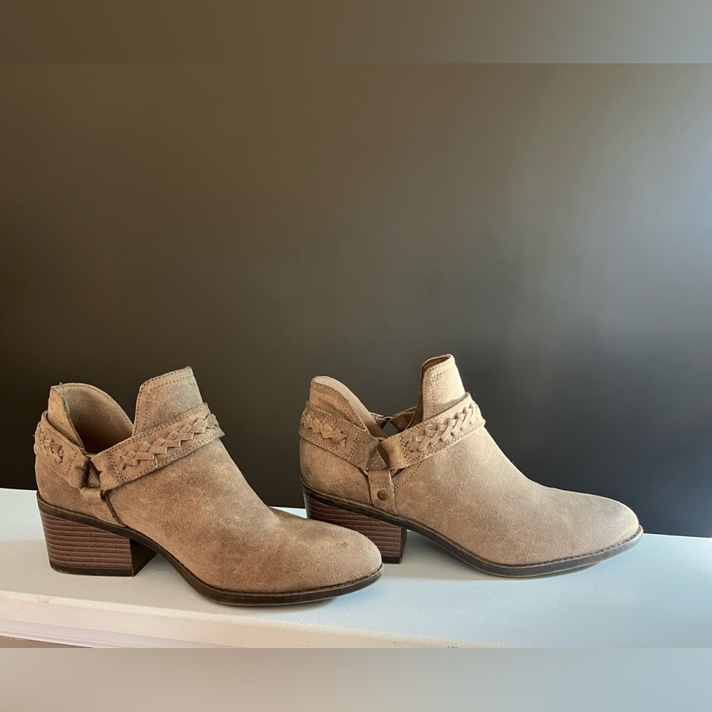 Fergalicious Tan Ankle Booties - Fall Fashion